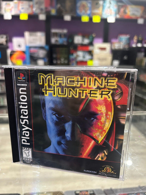 Machine Hunter (Sony PlayStation 1, 1997) PS1 CIB Complete Tested!