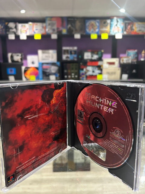Machine Hunter (Sony PlayStation 1, 1997) PS1 CIB Complete Tested!