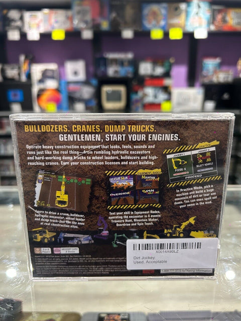 Dirt jockey Heavy Equipment Operator (Sony Playstation 1) PS1 Tested!