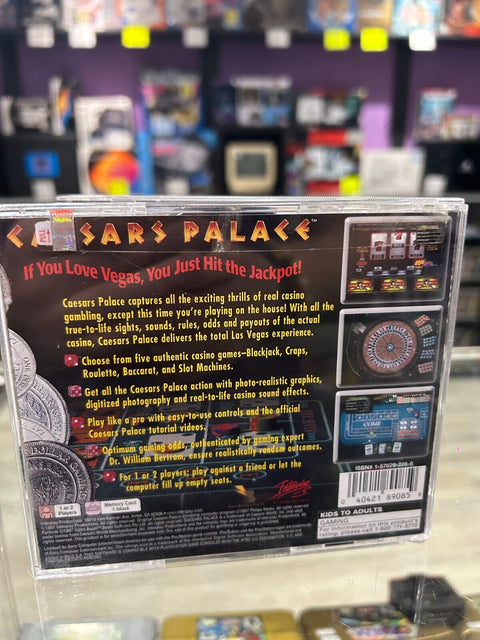 Caesars Palace (Sony PlayStation 1, 1997) PS1 CIB Complete Tested!