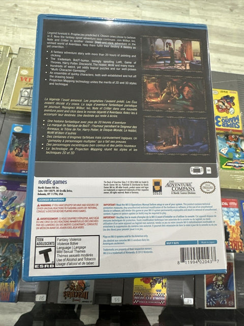 NEW! Book of Unwritten Tales 2 (Nintendo Wii U, 2016) Factory Sealed!