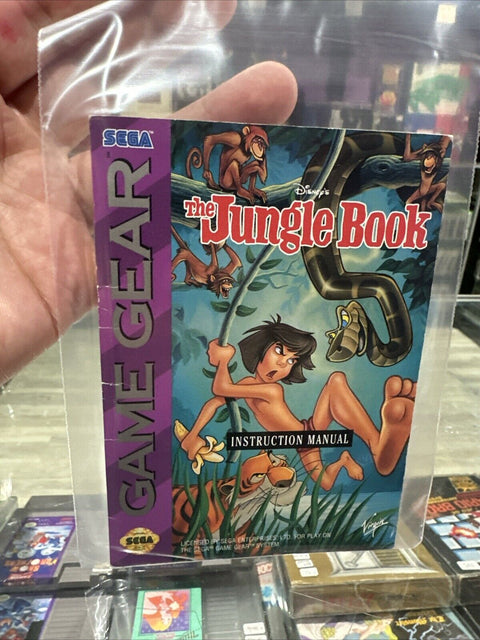 *Manual Only* Disney's The Jungle Book- Game Gear - Instruction Booklet