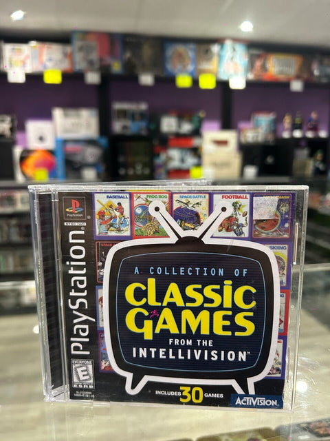 Collection of Classic Games Intellivision (Sony 1999) PS1 CIB Complete Tested!