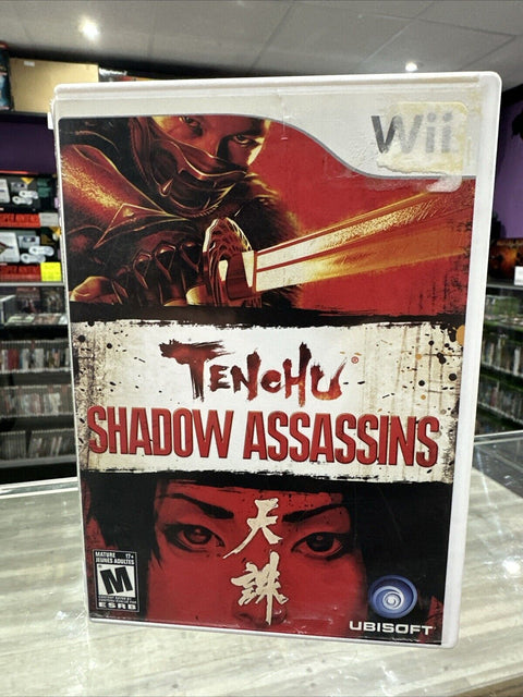 Tenchu: Shadow Assassins (Nintendo Wii, 2009) CIB Complete Tested!