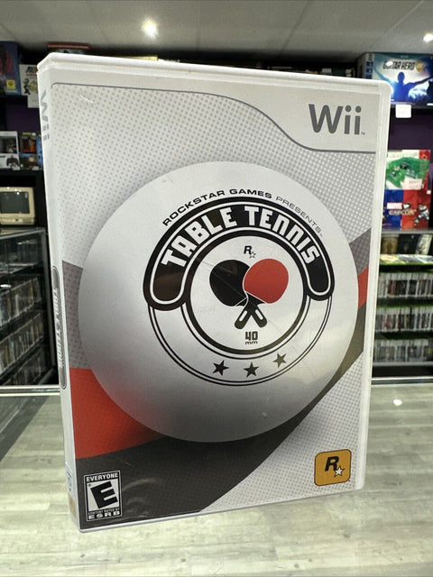 Rockstar Games Presents Table Tennis (Nintendo Wii, 2007) CIB Complete Tested!