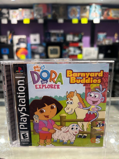 Dora the Explorer: Barnyard Buddies (Sony) PS1 CIB Complete Tested!