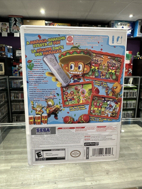 Samba de Amigo (Nintendo Wii, 2008) CIB Complete Tested!