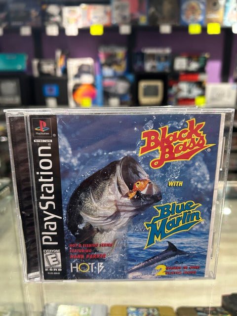 Black Bass With Blue Marlin (Sony PlayStation 1, 1999) PS1 CIB Complete Tested!